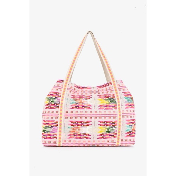 🆕 America & Beyond Embellished Tote Bag - Picture 3 of 9